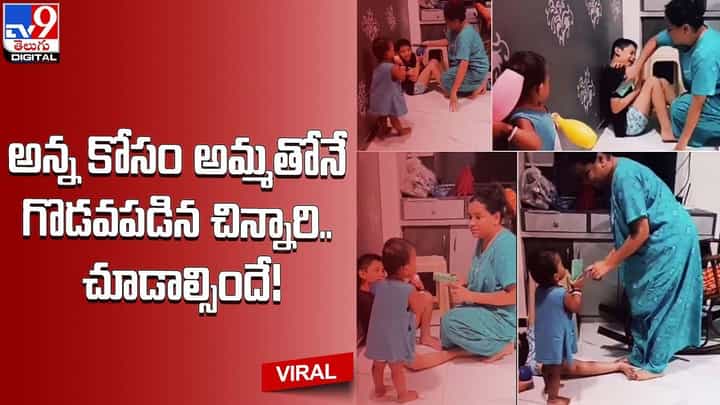 అన్న కోసం అమ్మతోనే గొడవపడిన చిన్నారి.. నెట్టింట వైరల్ అవుతున్న క్యూట్ వీడియో అన్న కోసం అమ్మతోనే గొడవపడిన చిన్నారి.. నెట్టింట వైరల్ అవుతున్న క్యూట్ వీడియో