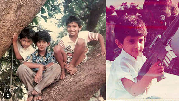Childhood Photo: కోతుల్లా చెట్టెక్కి కూర్చున్న ఈ ముగ్గురిలో ఒక స్టార్ హీరో ఉన్నడు గుర్తుపట్టారా..?
