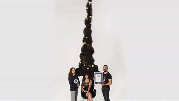 Guinness World Records: వామ్మో.. అది హెయిర్ స్టైలా..? ఈఫిల్ టవరా..? గిన్నిస్ వరల్డ్ రికార్డ్ క్రియేట్ చేసింది..