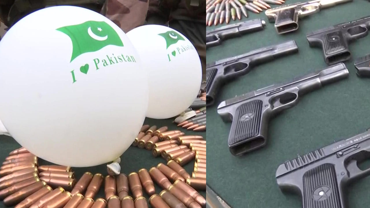 Jammu Kashmir: జమ్ముకశ్మీర్లో ఉగ్రకుట్ర భగ్నం.. బారాముల్లాలో టెర్రరిస్టుల భారీ డంప్ స్వాధీనం.. పాక్, చైనా ఆయుధాలు లభ్యం..