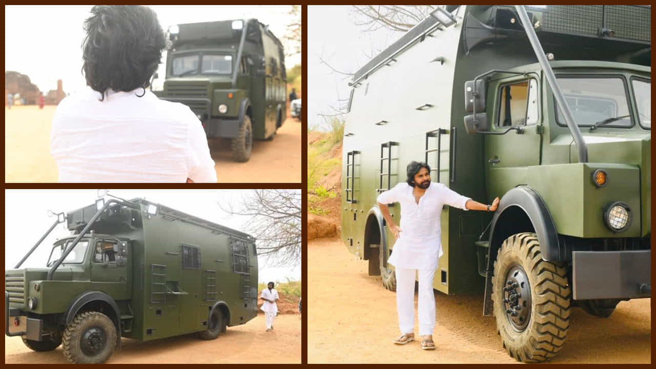 Pawan Kalyan- Varahi Vehicle