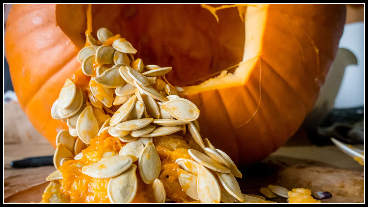 Pumpkin Seeds: గుమ్మడి కాయ గింజల్లో ఇంత శక్తి ఉందా..? రోజూ తింటే ఏమవుద్దో తెలుసుకోండి.!