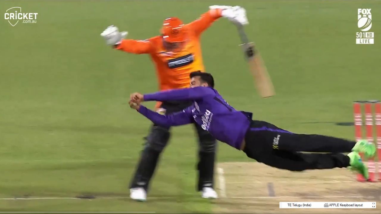 Watch Video: చిరుతలా దూకి.. కళ్లు చెదిరే క్యాచ్‌.. రిజల్టునే మార్చేసిన ఆల్ రౌండర్.. వీడియో చూస్తే షాకింగే..