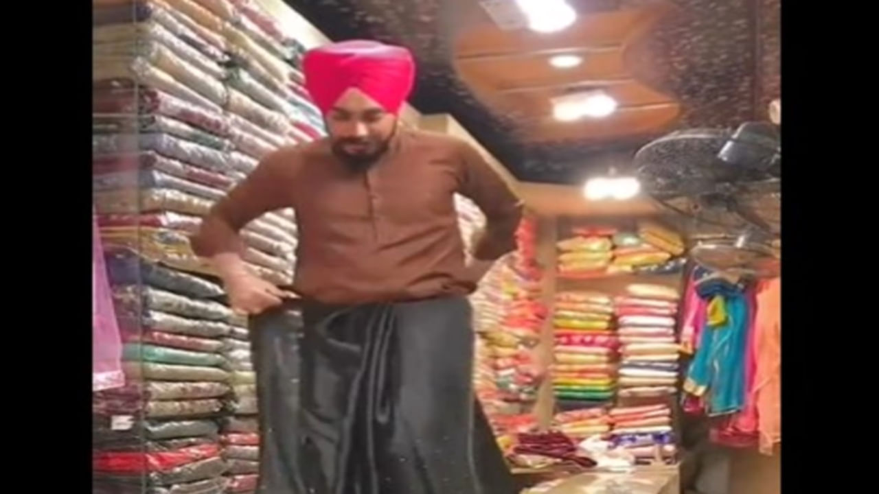 Watch Video: ఏం టాలెంట్ బాసూ.. క్షణాల్లో చీర కట్టి చూపించాడు.. ఫిదా అవుతోన్న మగువలు..