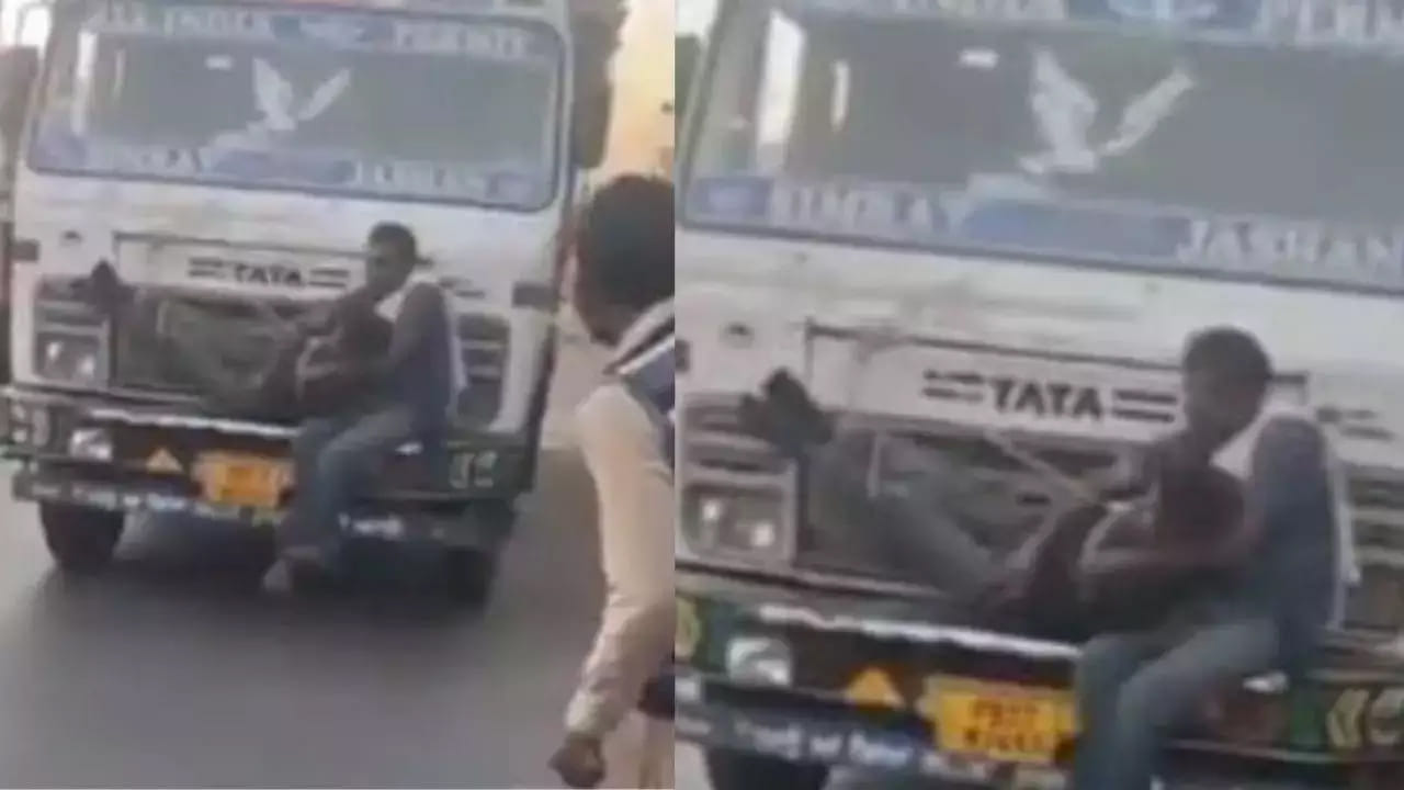 Shocking Video: పంజాబ్‌లో తాలిబన్ల శిక్ష.. యువకుడిని ట్రక్కు బానెట్‌కు కట్టేసి ఊరేగించిన డ్రైవర్