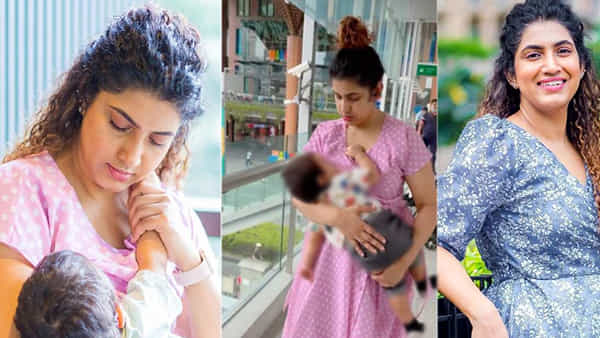 Sameera Sherief: ఫ్లైట్లో బిడ్డకు పాలిస్తూ వీడియో షేర్ చేసిన ప్రముఖ యాంకర్.. పిల్లాడి ఆకలి ముందు అవన్నీ తూచ్ అంటూ..