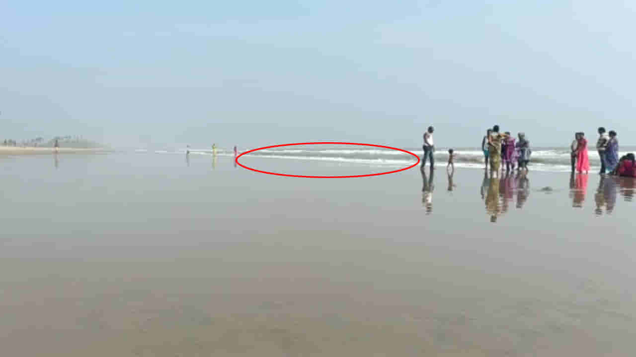 Andhra Pradesh: సముద్ర తీరంలో వింత.. ఇలా జరగడం తొలిసారి అంటున్న స్థానికులు..