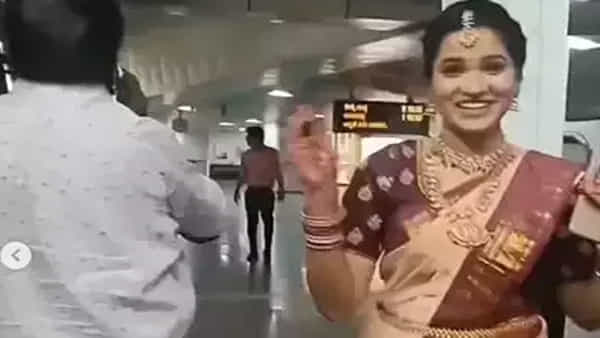 Viral video: పెళ్లికి వేళయరా..! ట్రాఫిక్లో ఇరుక్కులేక ఓ పెళ్లికూతురు ఏం చేసిందంటే..
