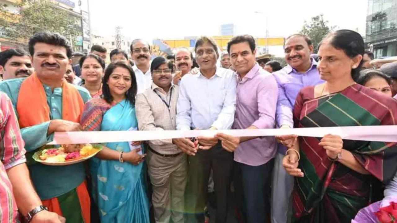 Kothaguda Flyover: ఐటీ ఉద్యోగులకు తీరిన ట్రాఫిక్ కష్టాలు.. కొత్తగూడ ఫ్లై ఓవర్ ప్రారంభించిన మంత్రి కేటీఆర్..
