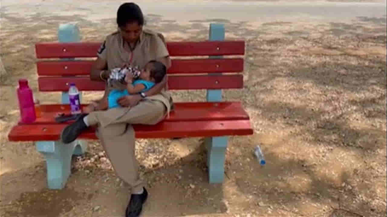 Andhra Pradesh: తల్లి చెంతలేని ఆ పసిబిడ్డ పరిస్థితి చూసి తల్లడిల్లిన కానిస్టేబుల్.. వెంటనే