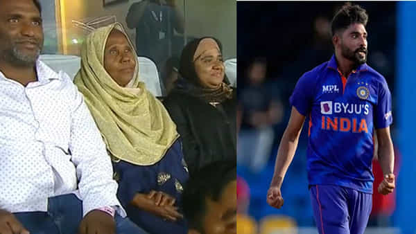 IND vs NZ: 10 ఓవర్లలో 2 మెయిడెన్లు.. 4 వికెట్లతో సూపర్ స్పెల్.. అమ్మ ముందే అదరగొట్టిన హైదరాబాదీ పేసర్
