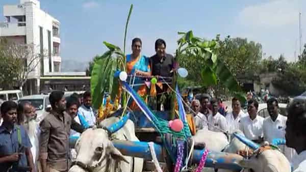 Sankranti: సంక్రాంతి సంబరాల్లో అలీతో జాలీగా మంత్రి రోజా.. చిలక జోస్యం చెప్పించుకున్న సినీ నటుడు