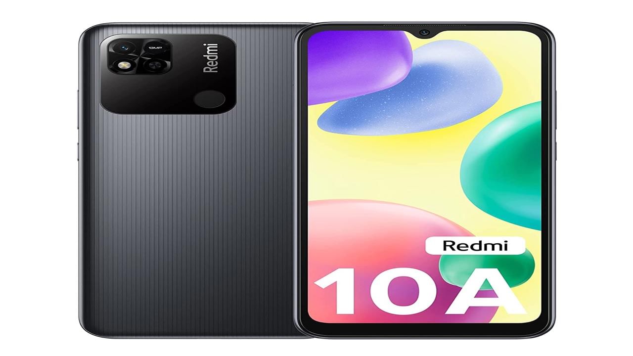 రెడ్ మీ 10A (చార్కోల్ బ్లాక్, 4GB RAM, 64GB స్టోరేజ్ ) , 5000 mAh బ్యాటరీ, ఫింగర్ ప్రింట్ సెన్సార్, RAM బూస్టర్‌తో 5GB RAM, ధర రూ. 8,299