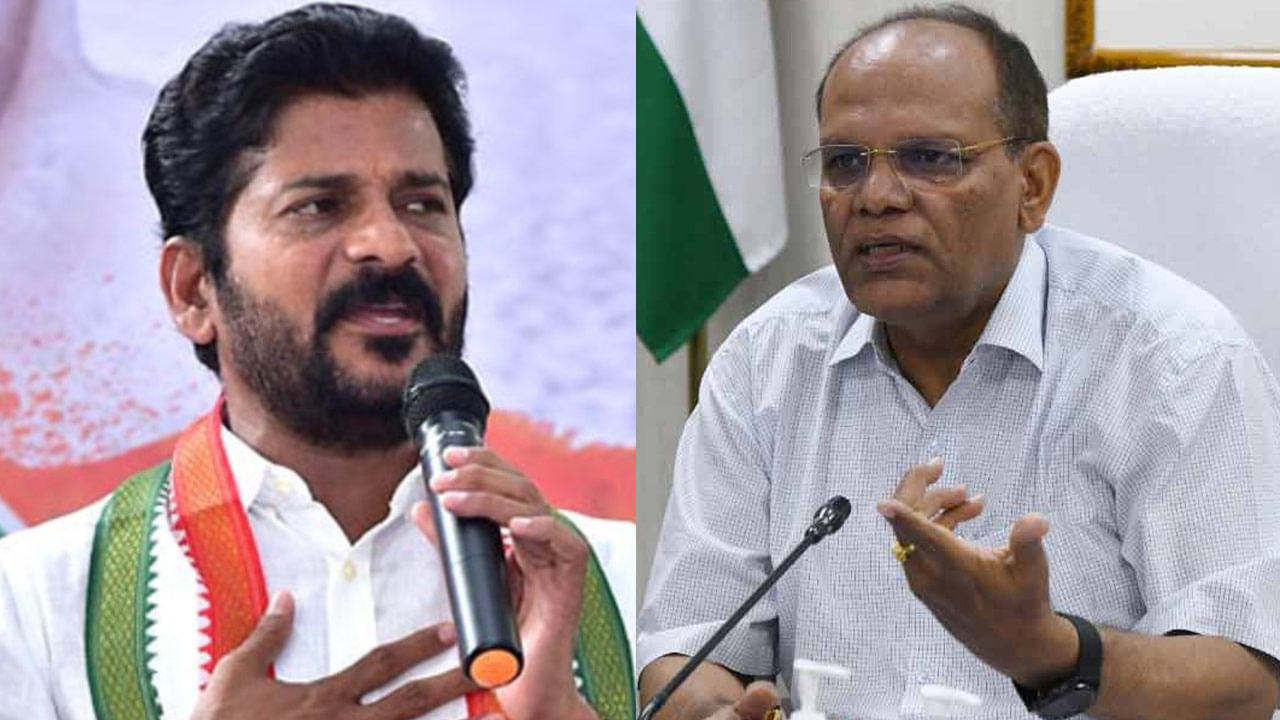 Revanth Reddy: సోమేష్ కుమార్ నిర్ణయాలపై సీబీఐ విచారణ జరిపించాలి.. టీపీసీసీ చీఫ్ రేవంత్ డిమాండ్..