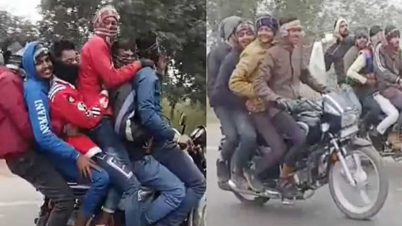 Viral Video: 3 బైకులు,  14 మంది యువకులు.. హైవేపై స్టంట్లతో హడలెత్తించారు.. ఆఖరుకు తిక్క కుదిరింది..?