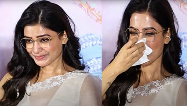 Samantha: స్టేజ్పై కంటతడి పెట్టుకున్న సమంత.. శాకుంతలం ప్రెస్మీట్లో ఆ మాటవినగానే భావోద్వేగం.