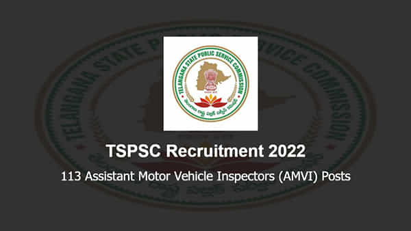 TSPSC AMVI Notification: తెలంగాణలో 113 అసిస్టెంట్ మోటారు వెహికల్ ఇన్స్పెక్టర్ పోస్టులకు నోటిఫికేషన్.. ఈ అర్హతలు తప్పనిసరి..