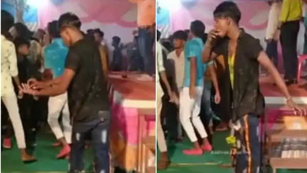 Viral Video: వీడెవడో మాములు కళాకారుడు కాదు.. గుట్క స్టెప్తో ఇంటర్నెట్ షేక్ చేస్తున్నాడు. ఫన్నీ వీడియో..
