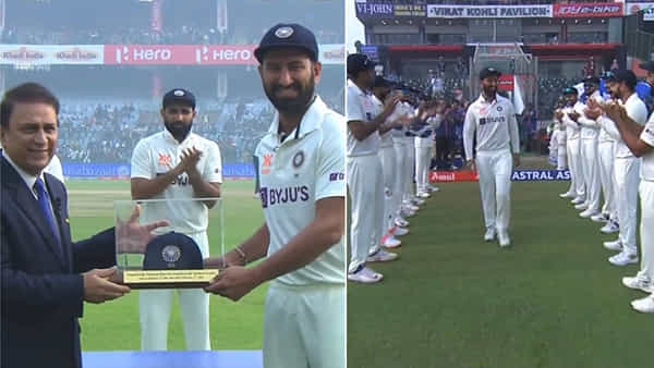 IND vs AUS: కెరీర్లో వందో టెస్ట్.. నయావాల్ను ఘనంగా సత్కరించిన బీసీసీఐ.. టీమిండియా నుంచి గార్డ్ ఆఫ్ హానర్