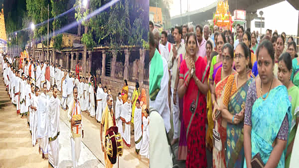 Magha Purnima: వైభవంగా శ్రీశైల, ఇంద్రకీలాద్రి గిరి ప్రదక్షణ.. భారీ సంఖ్యలో పాల్గొన్న భక్తులు