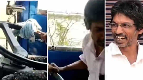 ఇదేం డ్రైవింగ్రా అయ్యా.. యాక్సిలరేటర్పై వాటర్ బాటిల్, స్టీరింగ్ వీల్ను తాడుతో కట్టేసి.. కట్చేస్తే..