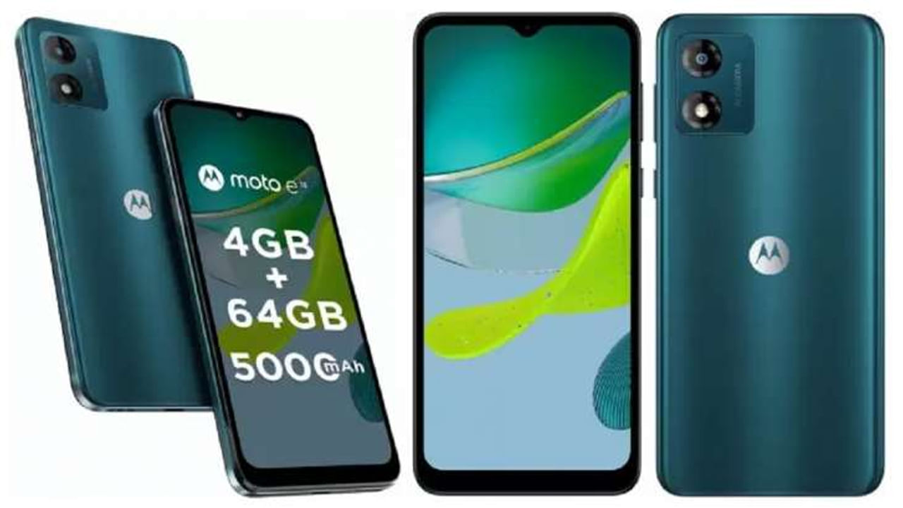  భారత్‌లో Moto E13 ధర : ఈ Motorola స్మార్ట్‌ఫోన్ 2 GB RAM /64 GB స్టోరేజ్ వేరియంట్ ధర రూ. 6,999. అదే సమయంలో 4 GB RAM /64 GB వేరియంట్ ధర రూ. 7,999. కానీ జియో ఎక్స్‌క్లూజివ్ ఆఫర్‌ను సద్వినియోగం చేసుకోవడం ద్వారా పూర్తిగా రూ.700 క్యాష్‌బ్యాక్ పొందవచ్చు. ఆ తర్వాత ఈ ఫోన్ ధర వరుసగా రూ.6,299, రూ.7,299. 