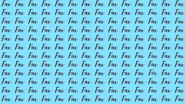 Optical illusion: కళ్లు బైర్లు కమ్మాల్సిందే.. Fax పదాల నడుమ దాగున్న Fox వర్డ్ను కనిపెట్టే సత్తా మీకుందా.?