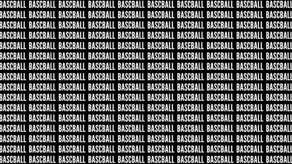 Optical illusion: దిమాక్ కరాబ్.. ఈ ఫొటోలో BASEBALL పదం కనిపెడితే నిజంగానే కరాబ్ అవ్వాల్సిందే. మీరూ ట్రై చేయండి.