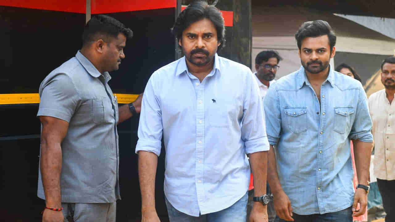 Pawan Kalyan: విరూపాక్ష సెట్‏లో పవన్ కళ్యాణ్ సందడి.. ఇంకేమి అడగలేనంటూ సాయి తేజ్ ఎమోషనల్ పోస్ట్..