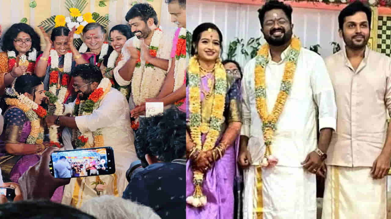 PS Mithran: జర్నలిస్ట్తో కలిసి పెళ్లిపీటలెక్కిన స్టార్ డైరెక్టర్.. సందడి చేసిన హీరో కార్తీ.. ఫొటోలు వైరల్