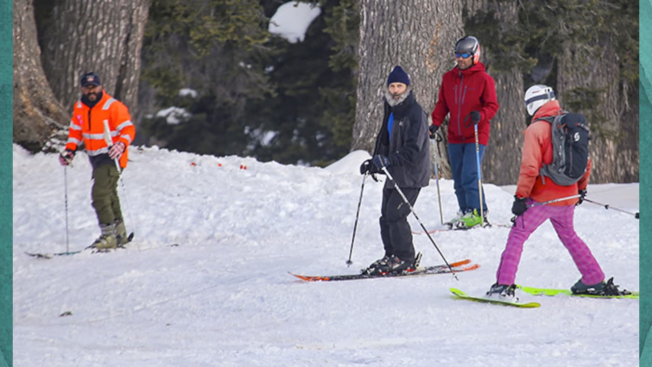 Watch: కశ్మీర్లో మంచు అందాలను ఆస్వాదిస్తున్న రాహుల్.. గుల్మార్గ్ మంచు పర్వతాల్లో స్కీయింగ్..
