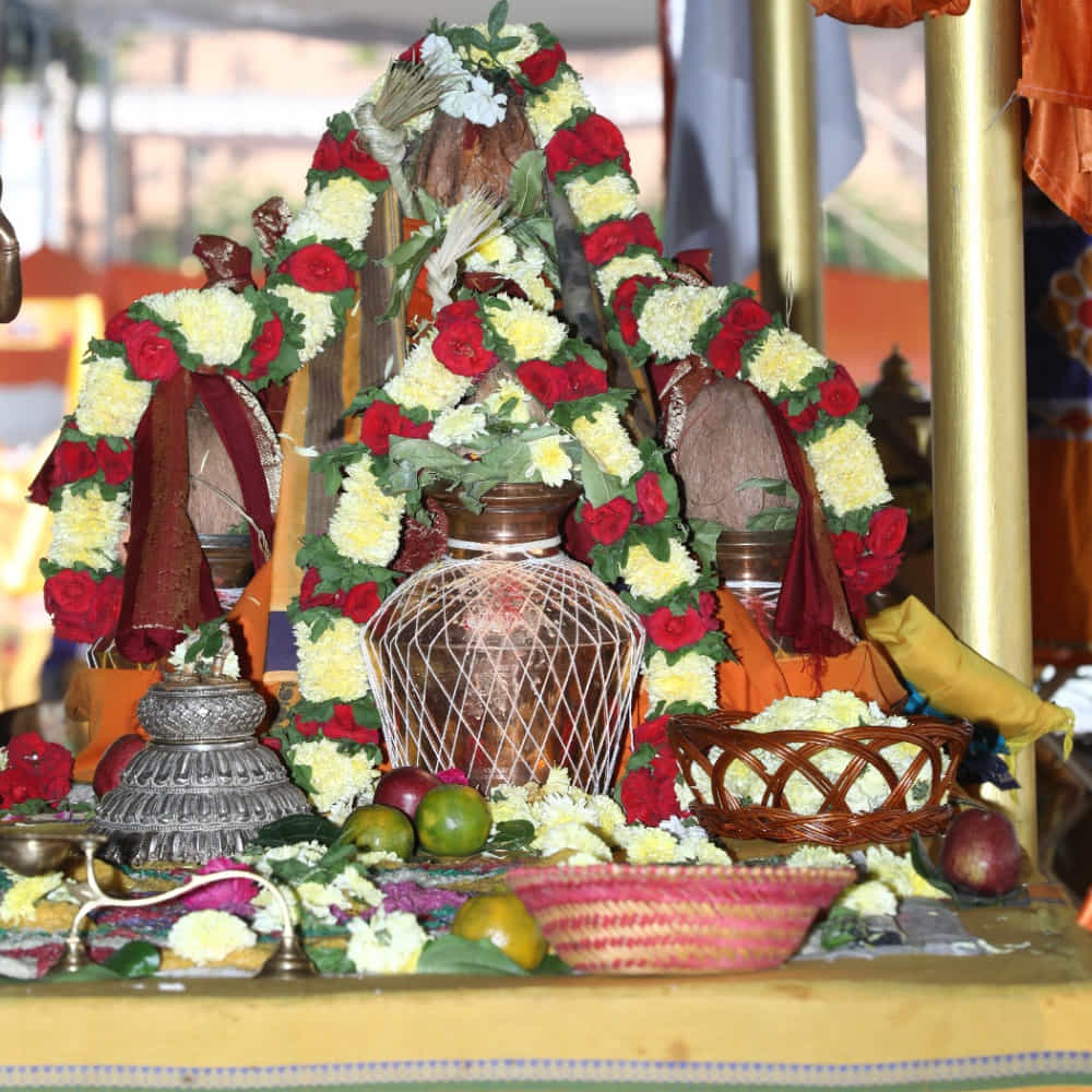 ఓ పత్రమో.. పుష్పమో .. ఓ ఫలమో.. కాసిన్ని నీళ్లో... భక్తితో సమర్పిస్తే చాలు.. సంతోషంగా స్వీకరించే కారుణ్య మూర్తి ఆ విభువు. అలాంటిది మనసును పువ్వులుగా సమర్పిస్తే.! భక్తుల కోసం ఆ భగవంతుడు దివి నుంచి భువికి రాకుండా వుంటాడా! ముక్కోటి దేవతలు ఒక్కటై వచ్చారు.