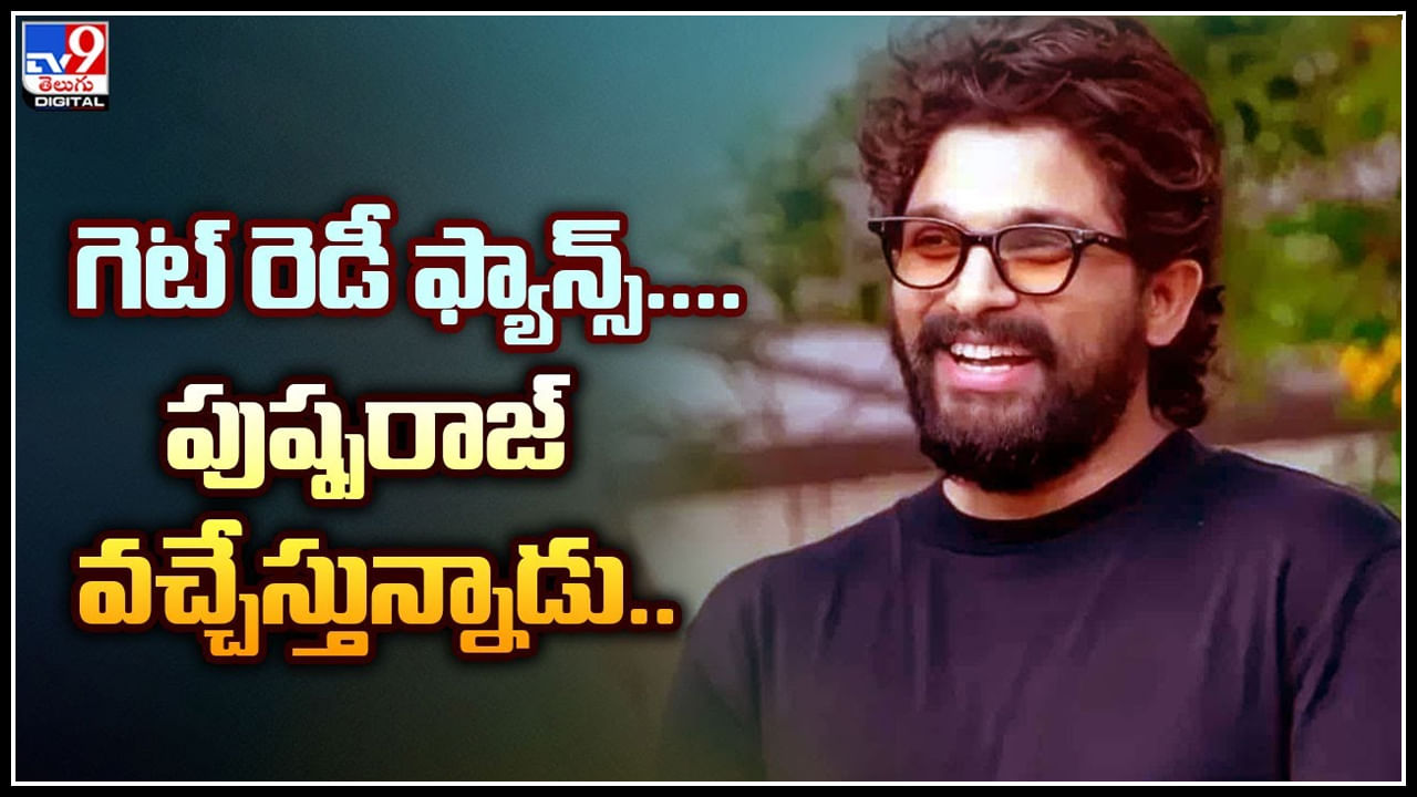 Allu Arjun Pushpa 2: గెట్ రెడీ ఫ్యాన్స్‌..పుష్పరాజ్‌ వచ్చేస్తున్నాడు..