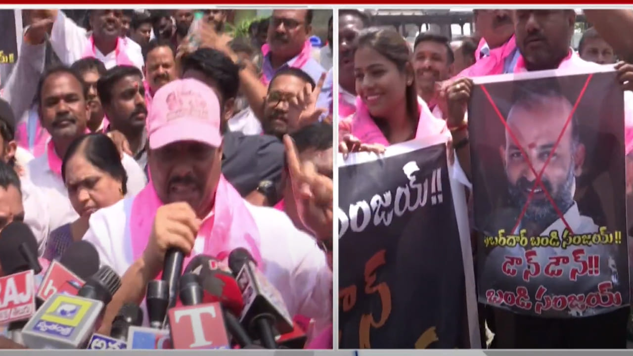Bandi Sanjay: బండి సంజయ్ తీరుపై భగ్గుమన్న బీఆర్ఎస్ శ్రేణులు.. మహిళా కమిషన్కు ఫిర్యాదు..