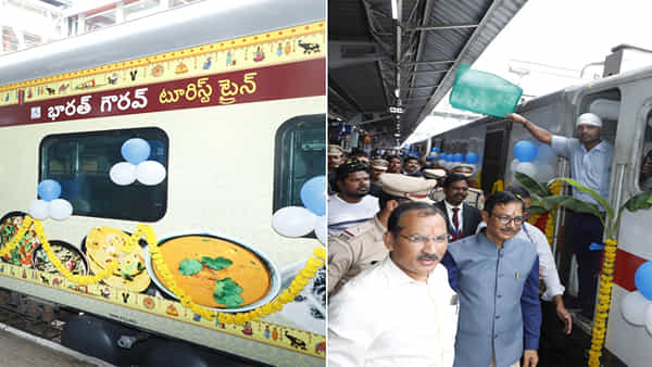 Bharat Gaurav Train: తెలుగు రాష్టాల నుంచి బయలుదేరిన తొలి టూరిస్ట్ రైలు.. పూర్తి షెడ్యూల్ వివరాలివే..
