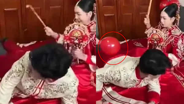 Funny Video: అయ్యో అయ్యో అయ్యయ్యో.. పెళ్లై గంట కూడా కాలే.. అప్పుడే చితక్కొట్టుడు కొట్టేసింది..