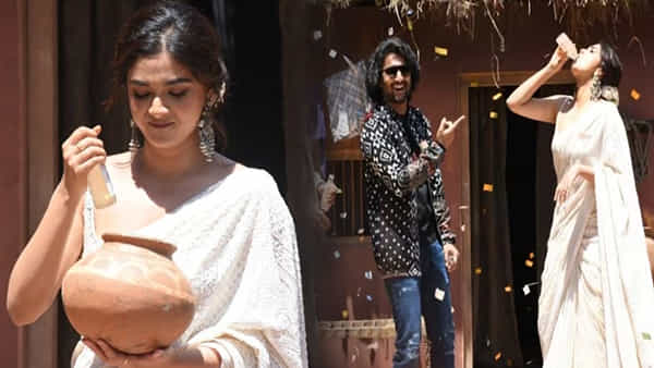 Keerthy Suresh: అయ్యా బాబాయ్.. నాని, రానాలకు షాకిచ్చిన కీర్తి సురేష్.. గట గటా కల్లు తాగేసిన హీరోయిన్..