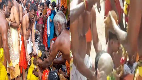 Kuruba Jatara: వైభవంగా కురువ జాతర.. తలమీద కొబ్బరి కాయలు కొట్టించుకున్న భక్తులు, పూజారులు