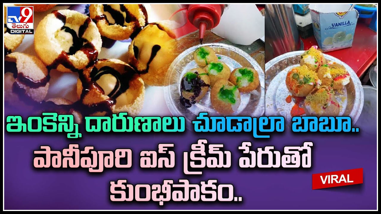 Pani Puri Ice Cream: ఇంకెన్ని దారుణాలు చూడాల్రా బాబూ.. పానీపూరి ఐస్ క్రీమ్ తో పేరుతో కుంభీపాకం..