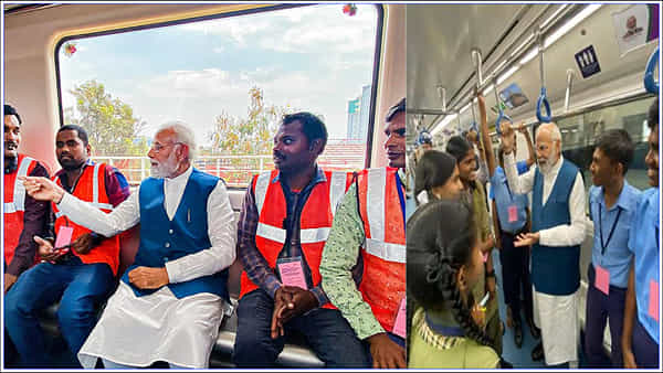 PM Modi: కర్ణాటకలో మెట్రోను ప్రారంభించిన ప్రధాని మోడీ.. కాంగ్రెస్పై నిప్పులు..