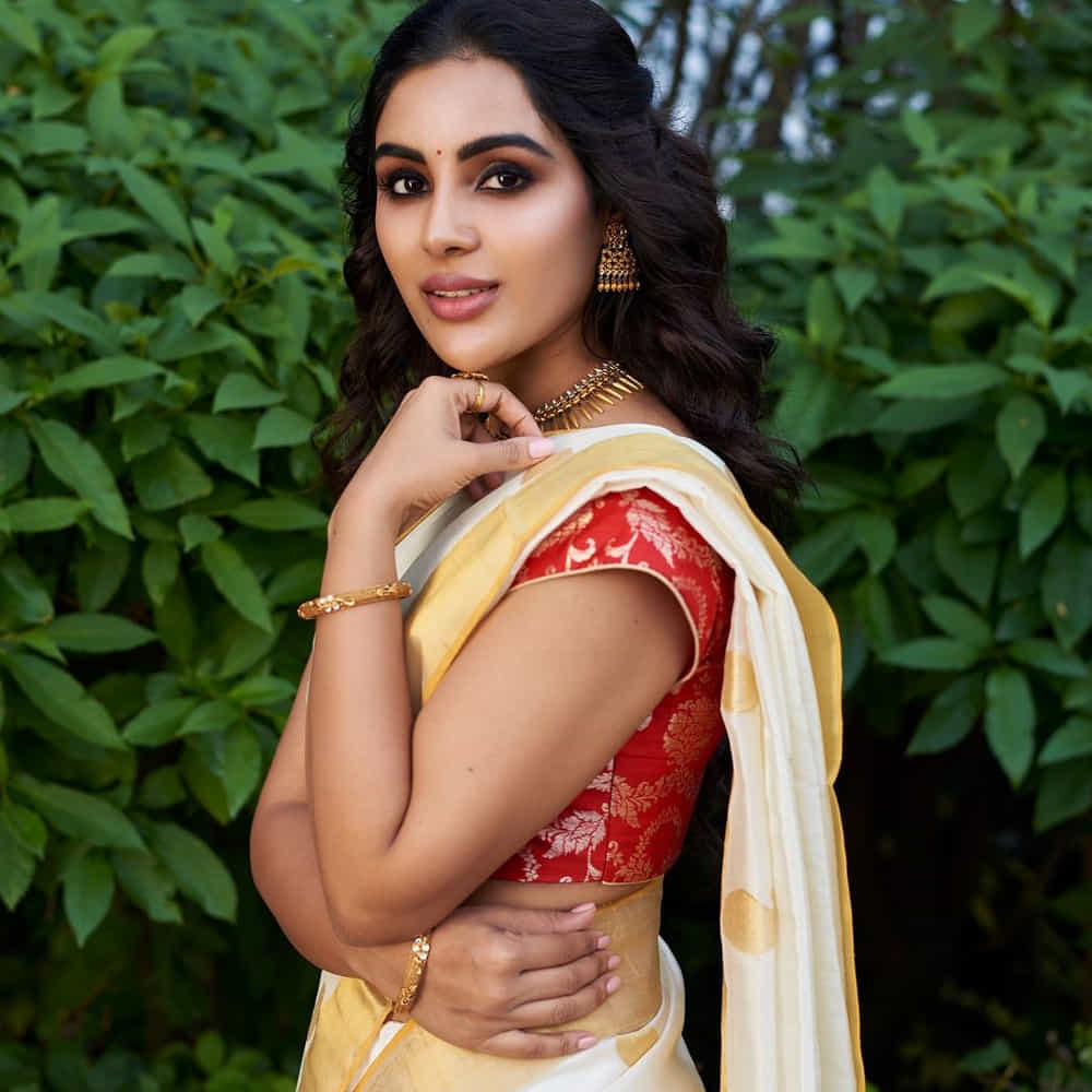 చూపులతోనే గిలిగింతలు పెట్టేస్తోన్న సంయుక్త.. తెలుగు తెరపై మలయాళీ కుట్టి క్రేజ్ మాములుగా లేదుగా..