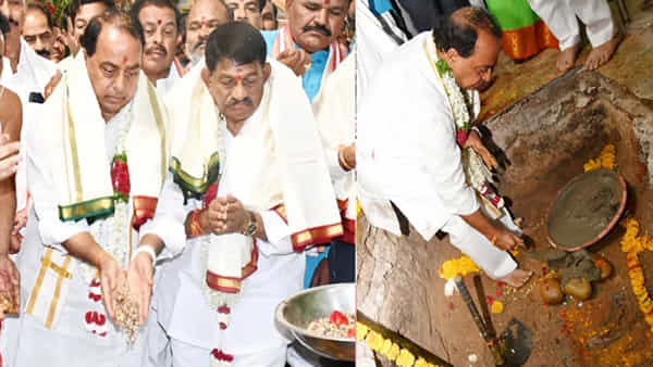 50 కోట్ల రూపాయలతో బాసర ఆలయ పునఃనిర్మాణానికి శ్రీకారం..గర్భాలయానికి ప్రత్యేకించి..