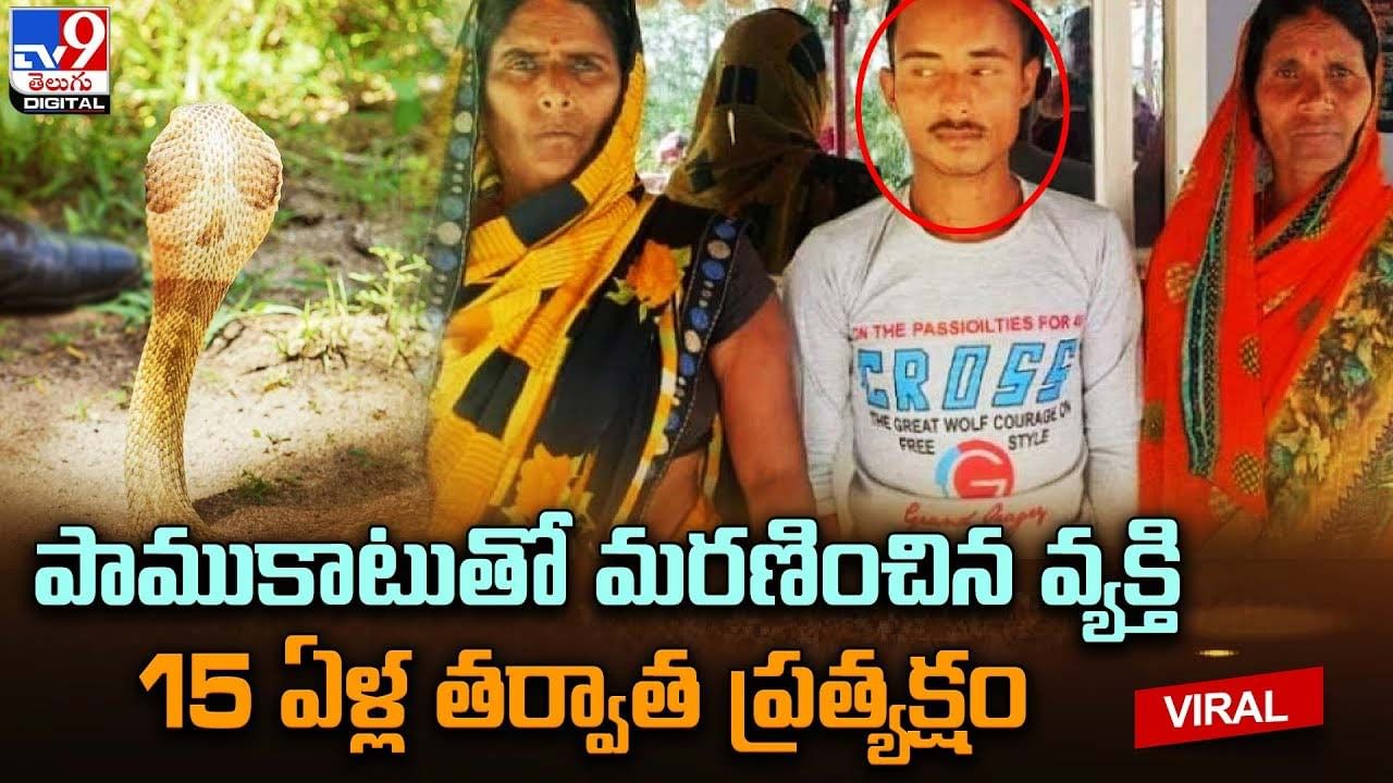 పాముకాటుతో మరణించిన వ్యక్తి 15 తర్వాత ప్రత్యక్షం