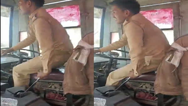 Watch: ఇదేందిరాయ్యా.. ఎగిరెగిరి బస్సు గేరు మార్చాడు ఎరక్కబోయి ఇరుక్కున్నాడు..