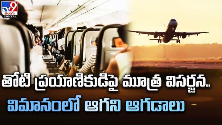 తోటి ప్రయాణికుడిపై మూత్ర విసర్జన.. విమానంలో ఆగని ఆగడాలు తోటి ప్రయాణికుడిపై మూత్ర విసర్జన.. విమానంలో ఆగని ఆగడాలు