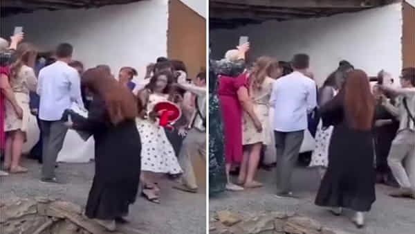 Viral Video: వధూవరులను ఫోటో తీయాలనుకుంది.. కట్ చేస్తే.. ఊహించని ట్విస్ట్.. దెబ్బకు అంతా షాక్!