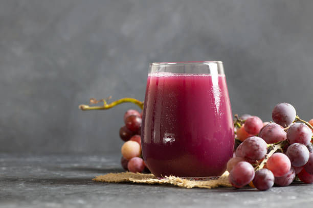Black Grape Juice: Black grapes are amazingly effective in increasing hemoglobin.  Black grape juice increases the energy level in the body.  Blood sugar level is also controlled.  In a cup of black grape juice, add 1 cup of water, 1 teaspoon of honey, 2 teaspoons of sugar, add ice cubes and blend and drink.