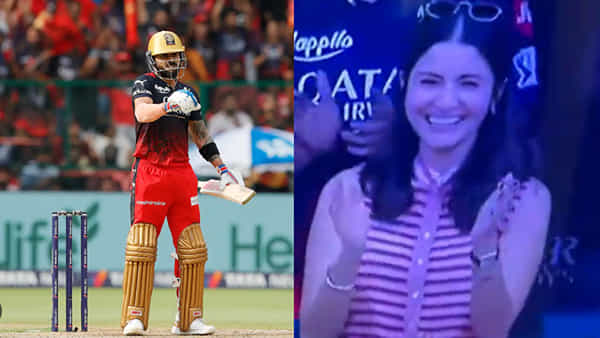 IPL 2023: కోహ్లీ ఫిఫ్టీ.. అనుష్క ముఖంలో ఎంత ఆనందమో.. బహుశా ఆ స్మైల్కే పడిపోయాడేమో..