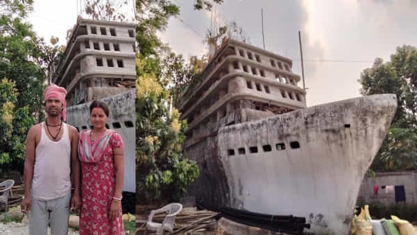 Titanic House: ఓడలా కనిపించే ఇంటి నిర్మాణం అతని కల.. తాపీ నేర్చుకుని మరీ స్వయంగా