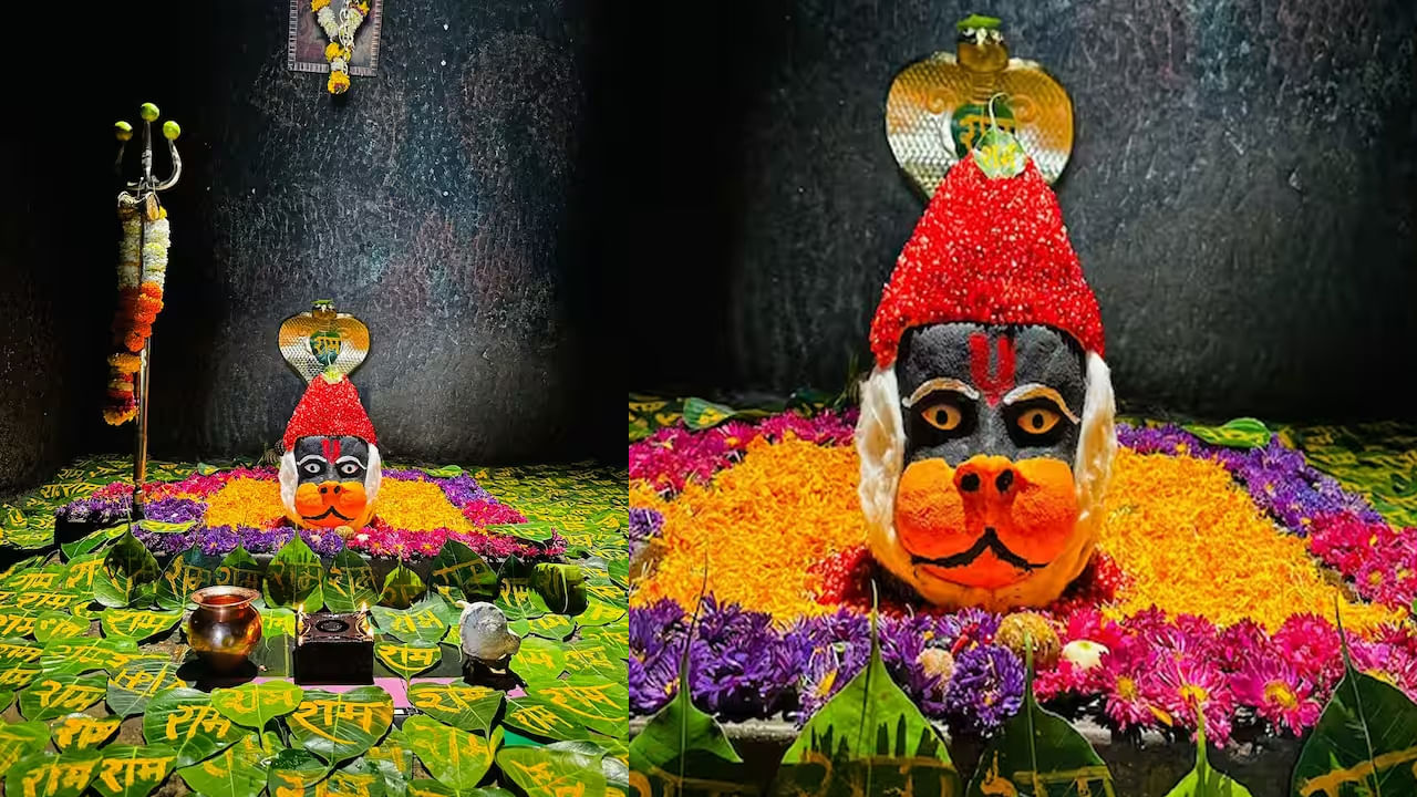 Hanuman Jyanti: హనుమాన్‌ జయంతి వేళ అద్భుతం.. శివలింగంపై హనుమంతుడు రూపం ఆవిష్కృతం..
